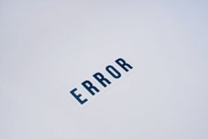 routine errors becoming repetitive guidance for 8778713510